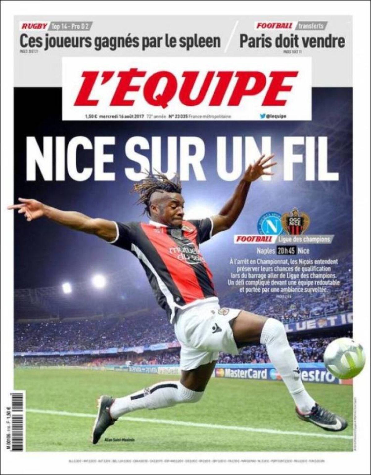 Ce scriu azi ziarele de sport din lume (16 august 2017)