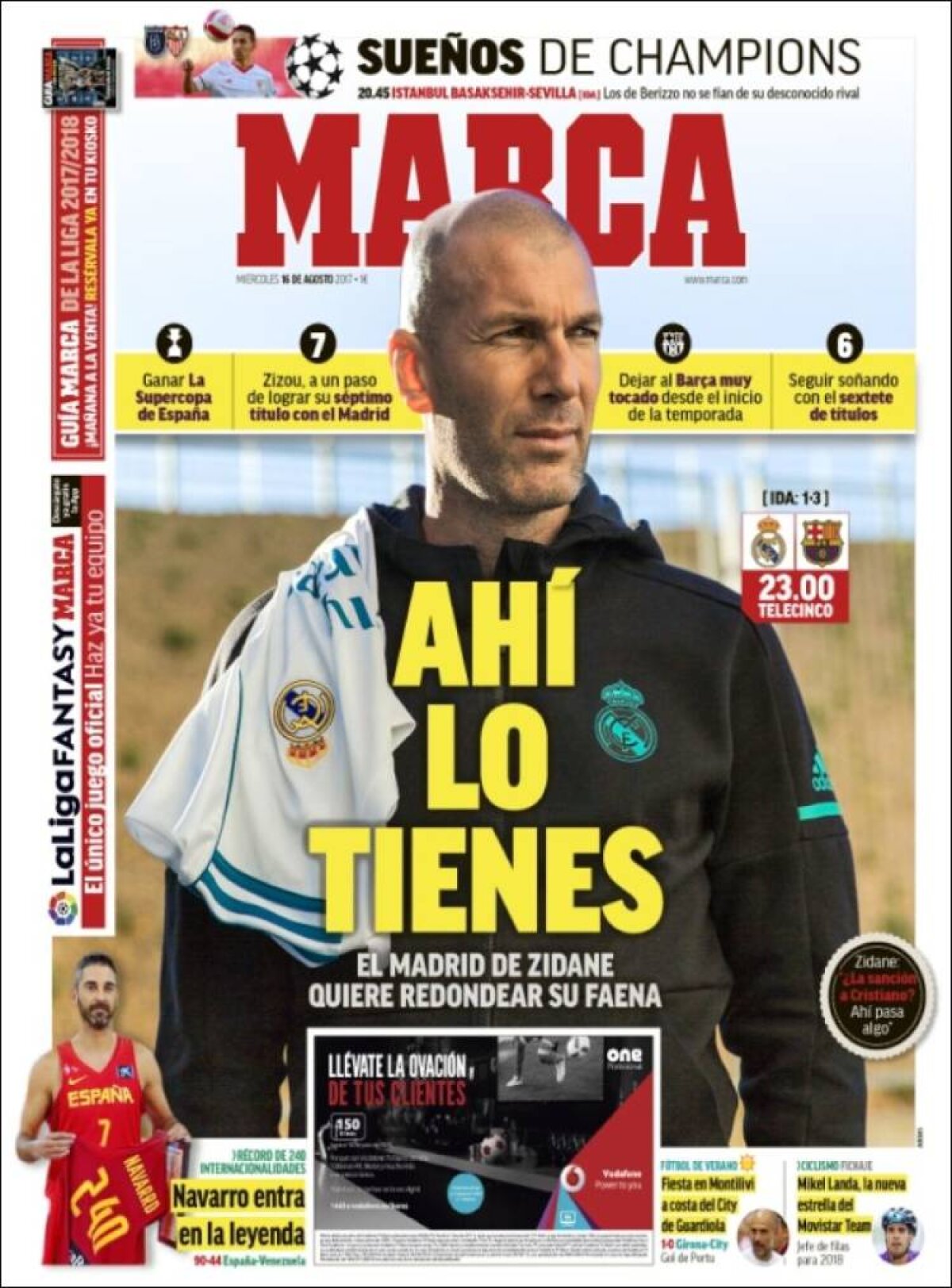 Ce scriu azi ziarele de sport din lume (16 august 2017)