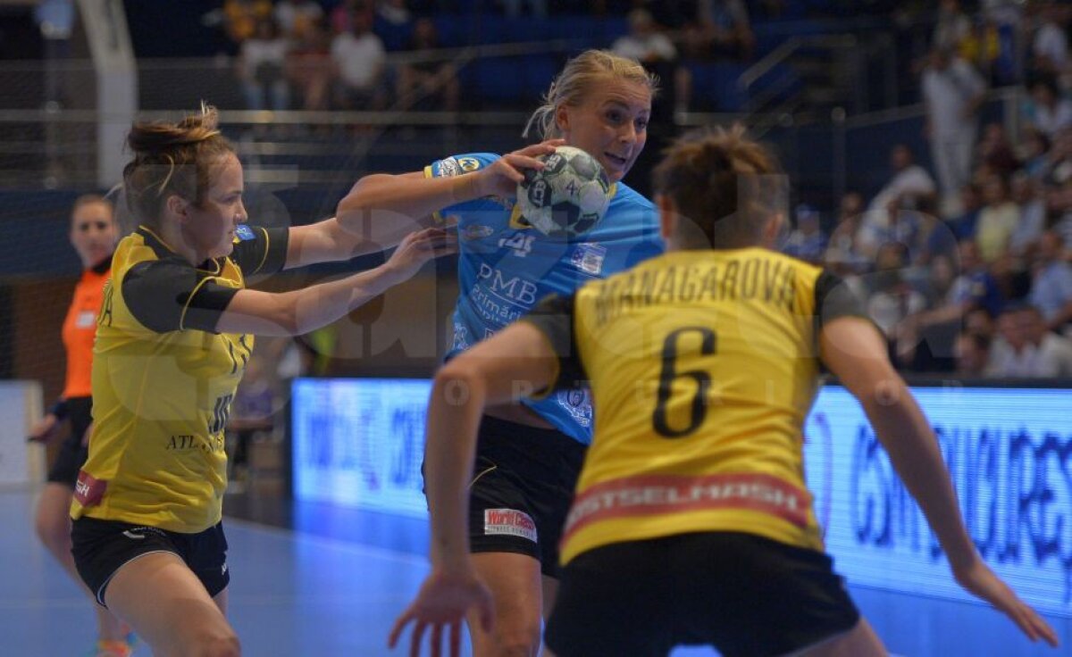 FOTO CSM București a remizat cu Rostov, 25-25, la prima apariție în echipă a Cristinei Neagu