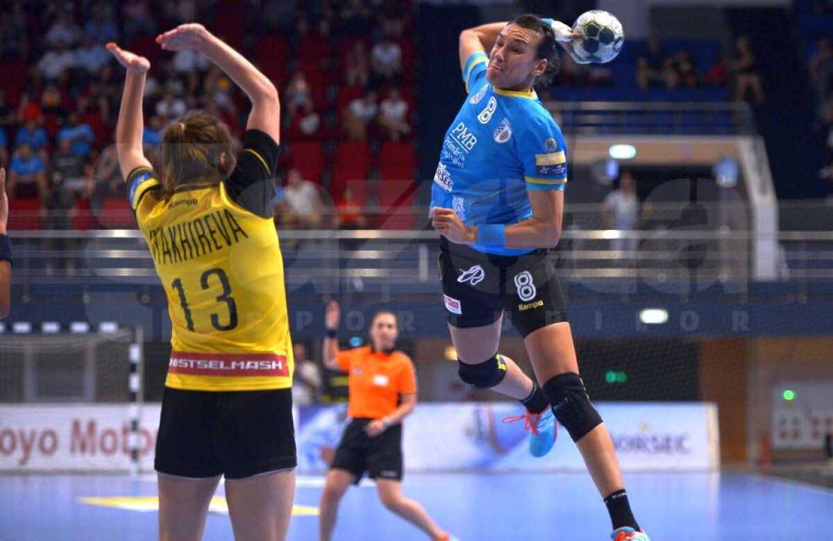 FOTO CSM București a remizat cu Rostov, 25-25, la prima apariție în echipă a Cristinei Neagu