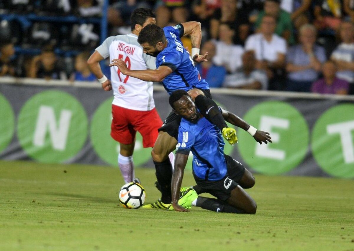 VIDEO+FOTO Europa se vede tot mai greu! Înfrângere categorică pentru Viitorul în turul play-off-ului cu RB Salzburg, 1-3