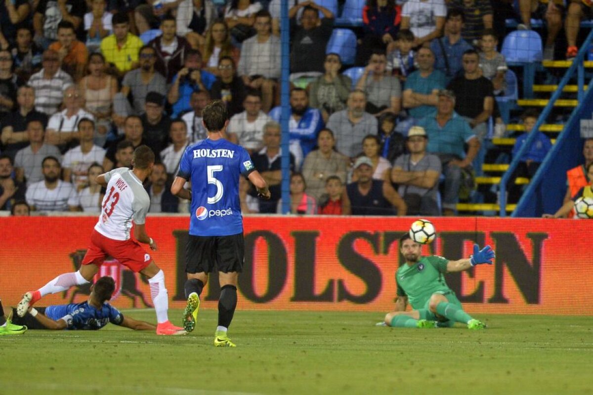 VIDEO+FOTO Europa se vede tot mai greu! Înfrângere categorică pentru Viitorul în turul play-off-ului cu RB Salzburg, 1-3