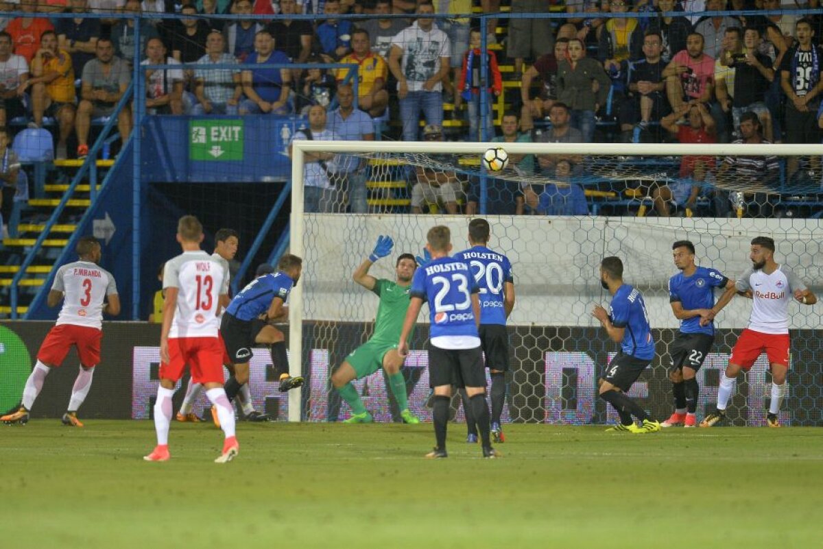 VIDEO+FOTO Europa se vede tot mai greu! Înfrângere categorică pentru Viitorul în turul play-off-ului cu RB Salzburg, 1-3