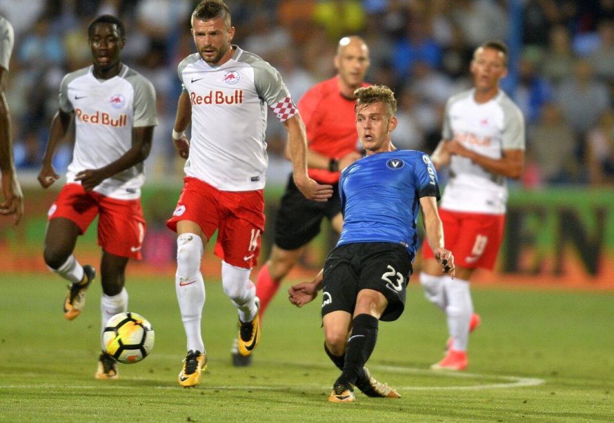 VIDEO+FOTO Europa se vede tot mai greu! Înfrângere categorică pentru Viitorul în turul play-off-ului cu RB Salzburg, 1-3