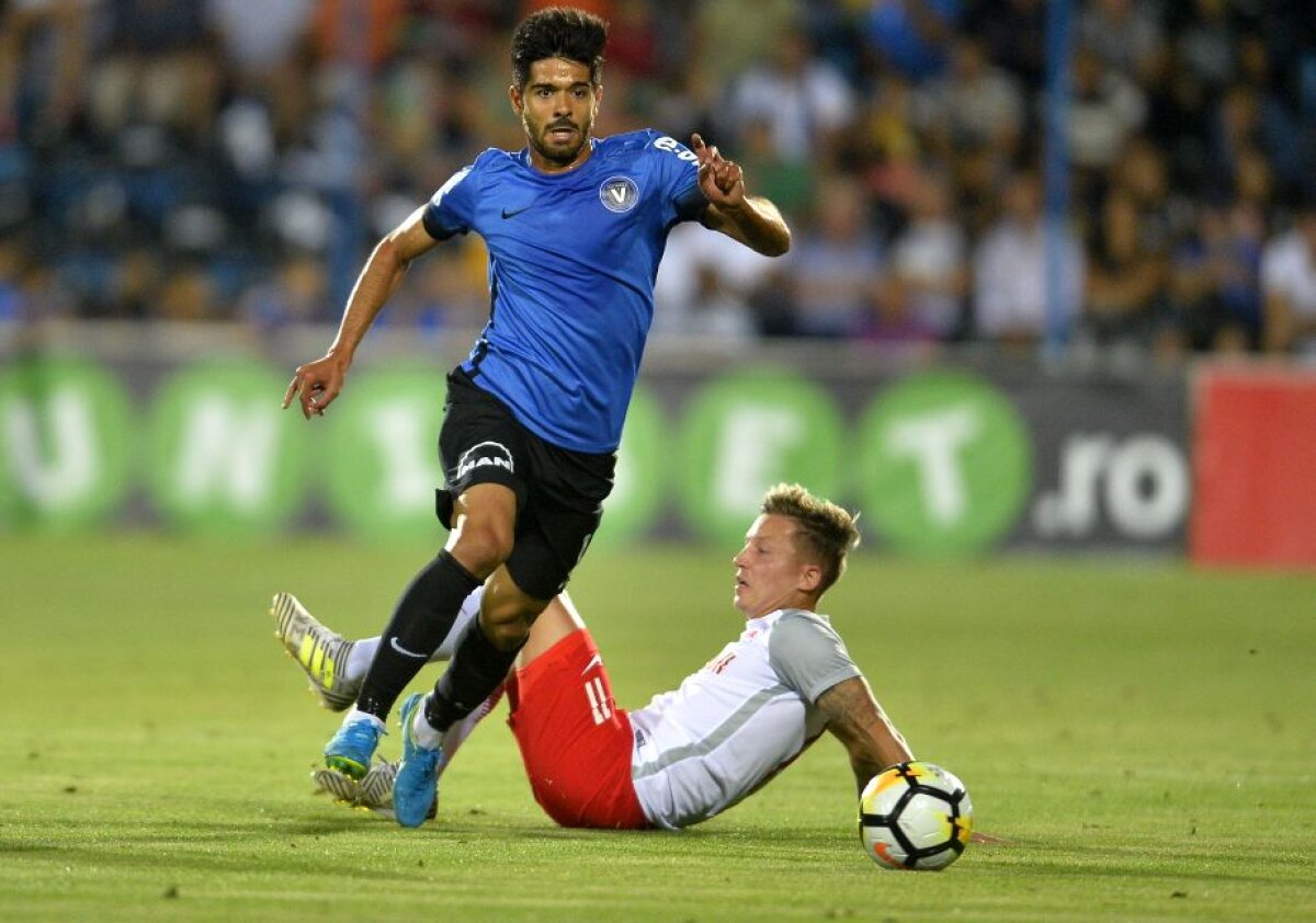 VIDEO+FOTO Europa se vede tot mai greu! Înfrângere categorică pentru Viitorul în turul play-off-ului cu RB Salzburg, 1-3