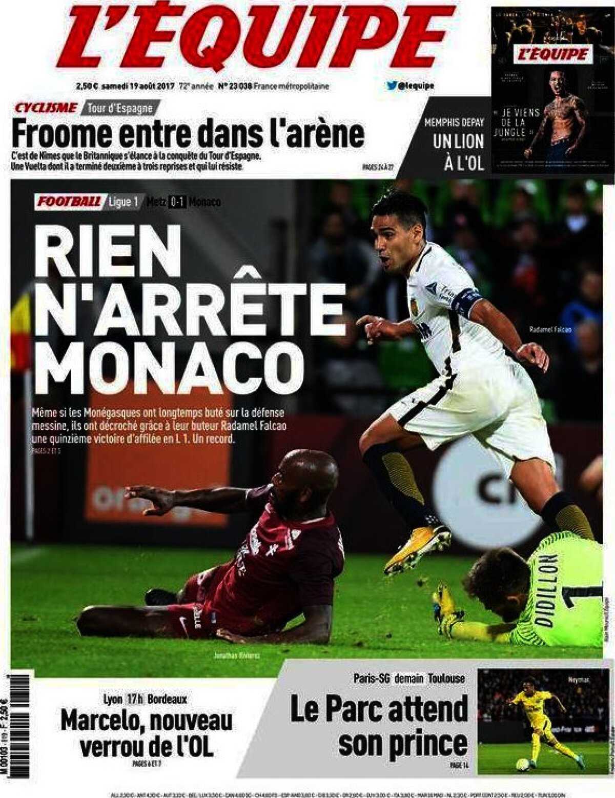 Ce scriu azi ziarele de sport din lume (19 august 2017)