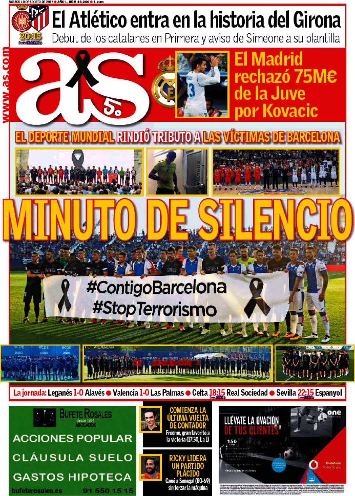 Ce scriu azi ziarele de sport din lume (19 august 2017)