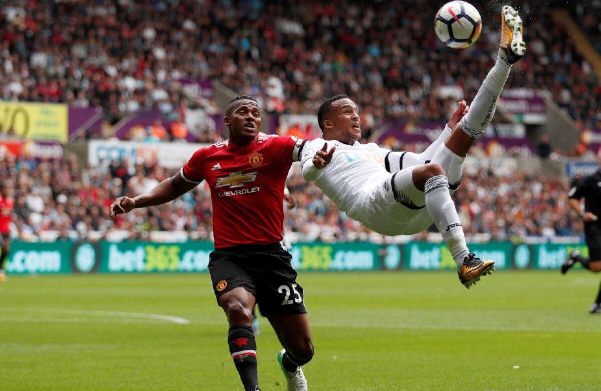 GALERIE FOTO + VIDEO Manchester United s-a dezlănțuit pe terenul lui Swansea, 4-0 » "Diavolii" au marcat trei goluri în patru minute 