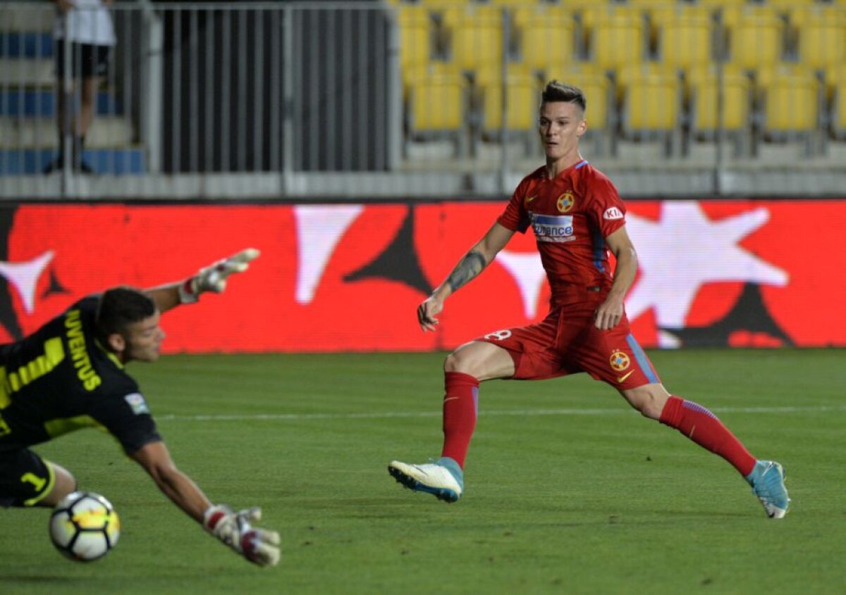 VIDEO+FOTO Ultima repetiție înainte de Sporting! FCSB câștigă meciul cu Juventus, 2-1, dar elevii lui Oprița au ratat un penalty la ultima fază