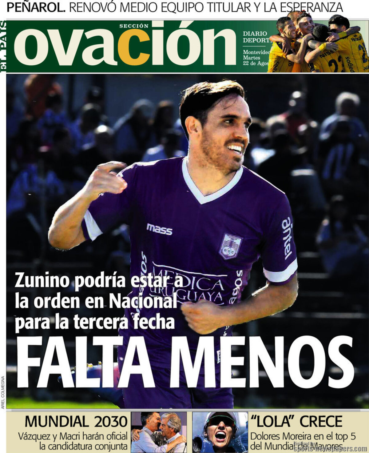 Ce scriu azi ziarele de sport din lume (22 august 2017)