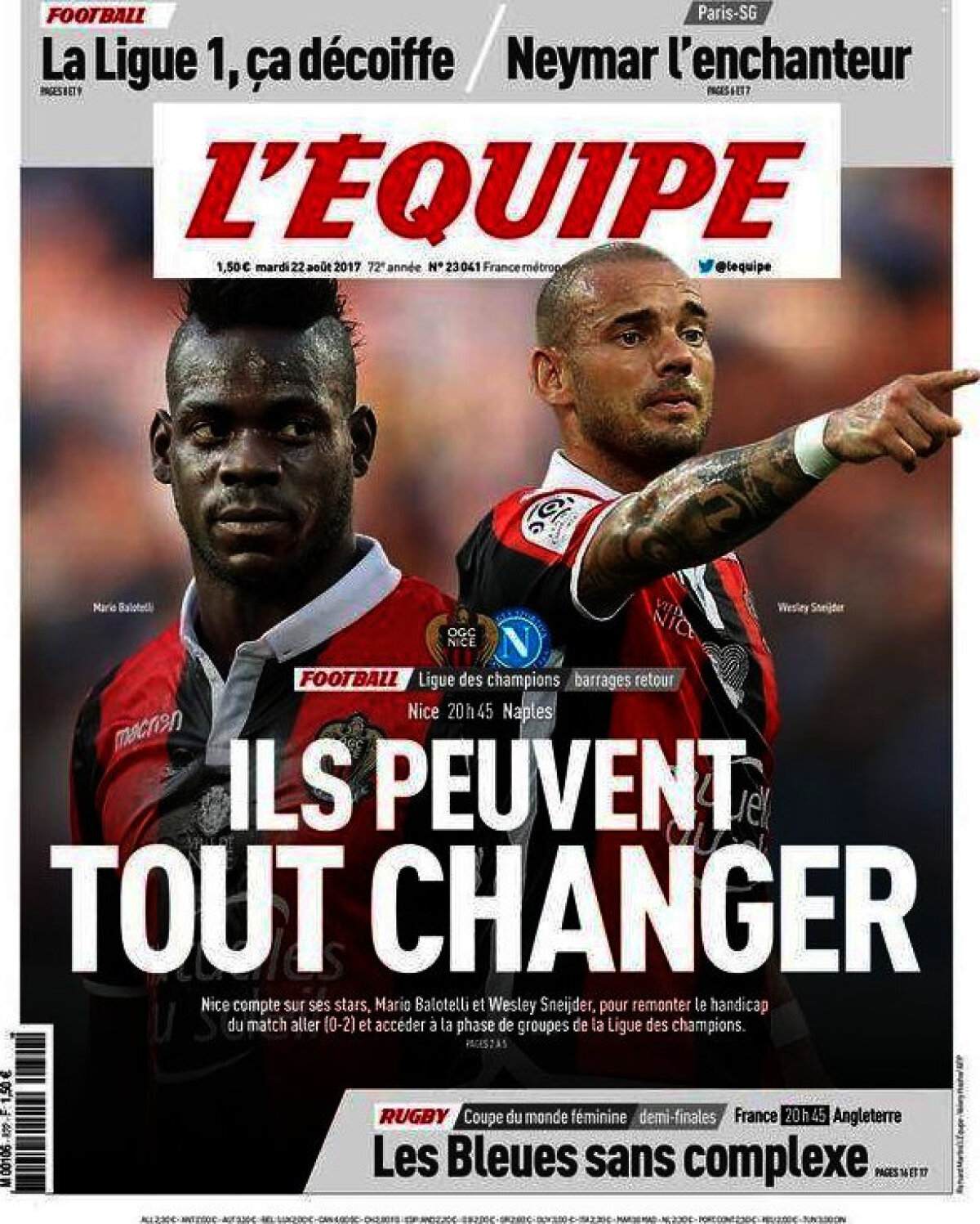 Ce scriu azi ziarele de sport din lume (22 august 2017)