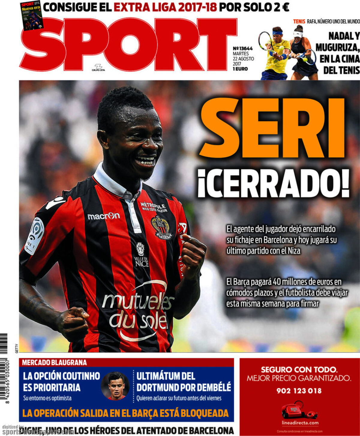 Ce scriu azi ziarele de sport din lume (22 august 2017)