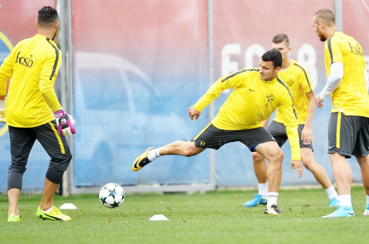 VIDEO + FOTO Florinel Coman, la antrenamentul oficial înainte de Sporting » Prima "piedică" la FCSB