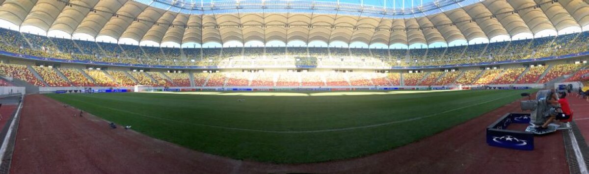 VIDEO + FOTO FCSB - Sporting // Sporting, nevoită să ia o măsură ciudată din cauza gazonului de pe Arena Naţională 