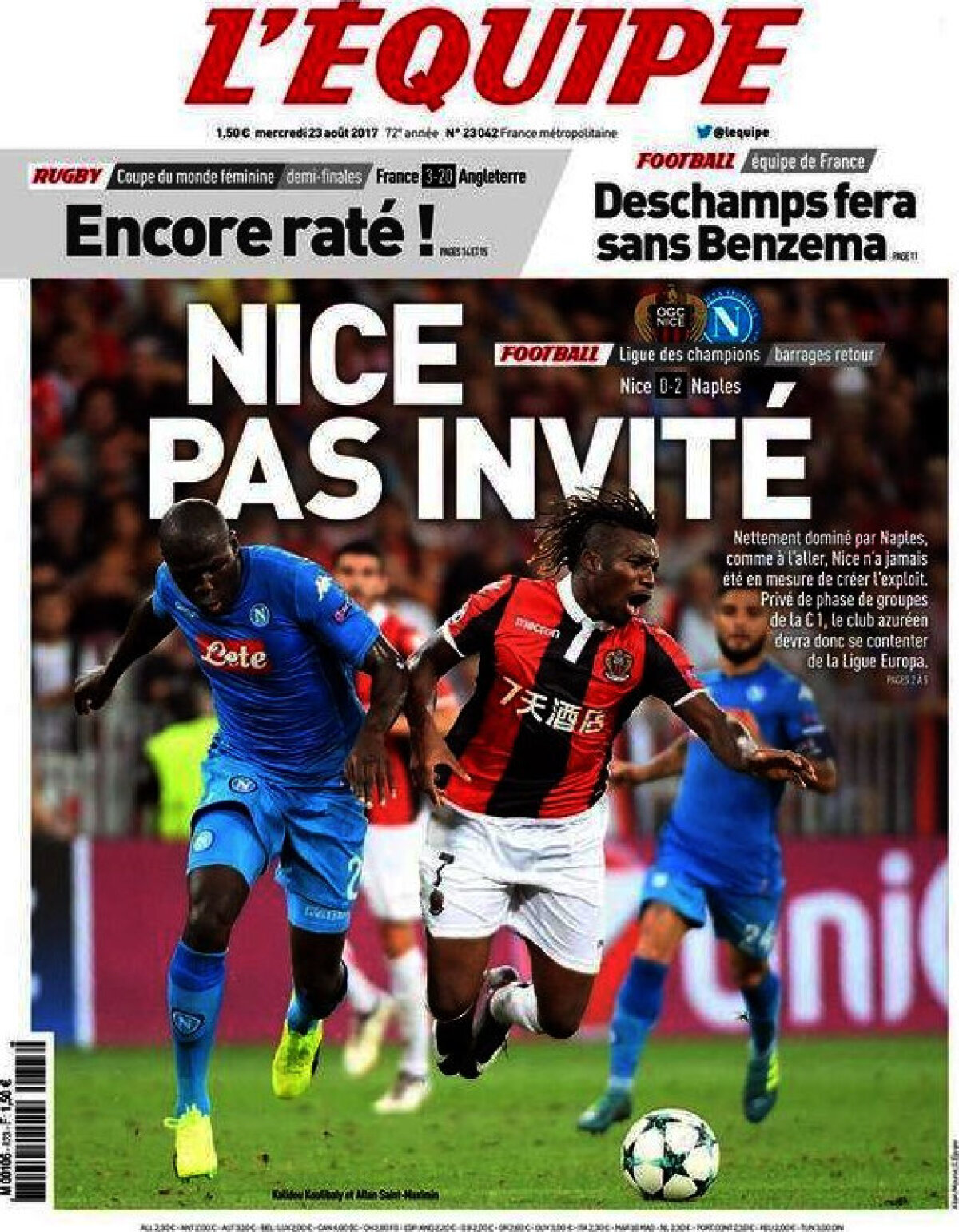 Ce scriu azi ziarele de sport din lume (23 august 2017)