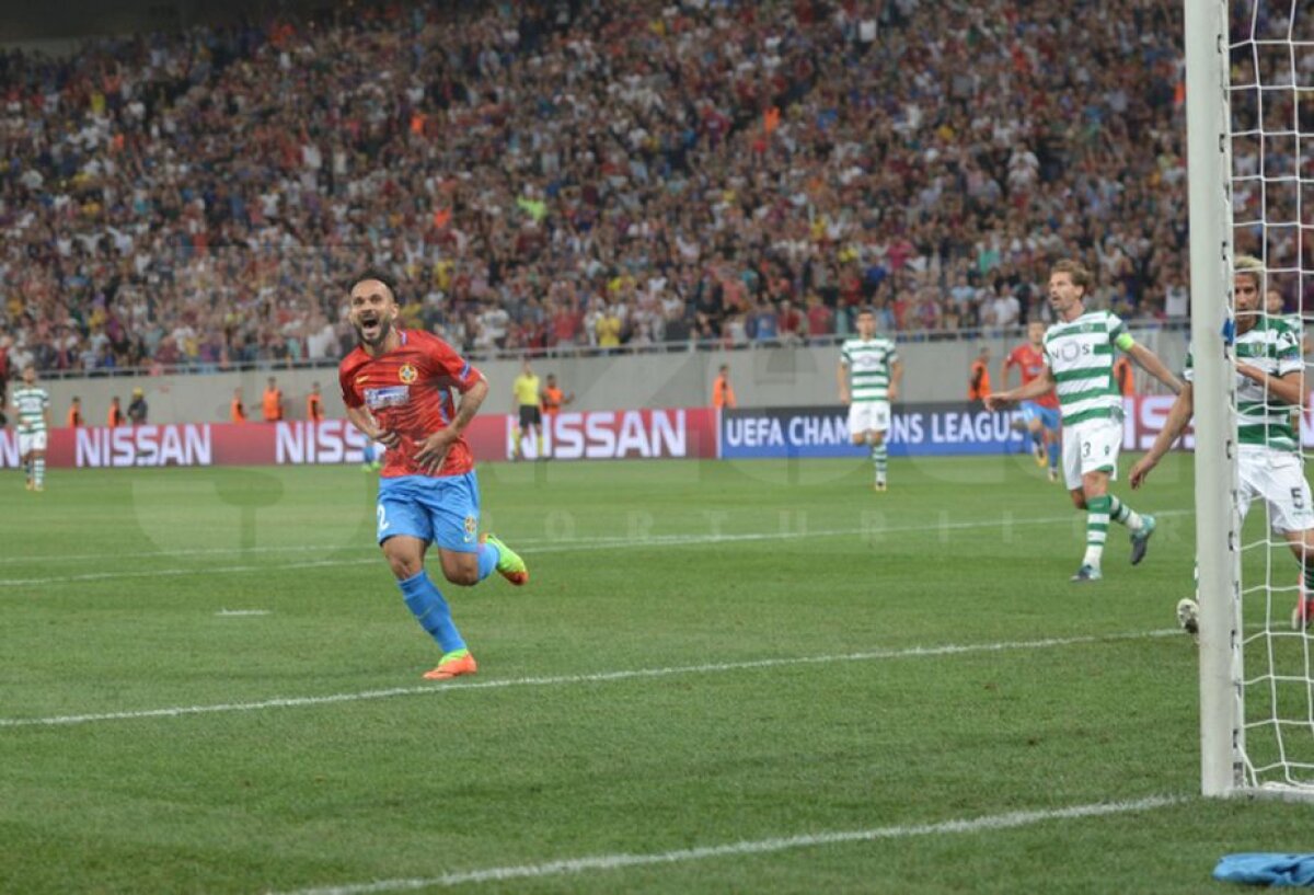 FOTO + VIDEO FCSB - Sporting Lisabona 1-5 » Cu un singur Alibec nu se face Champions League!
