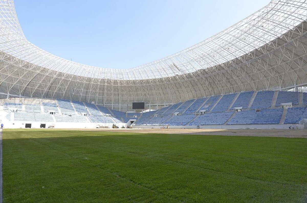 FOTO+VIDEO Primele imagini cu gazonul de pe "Ion Oblemenco"