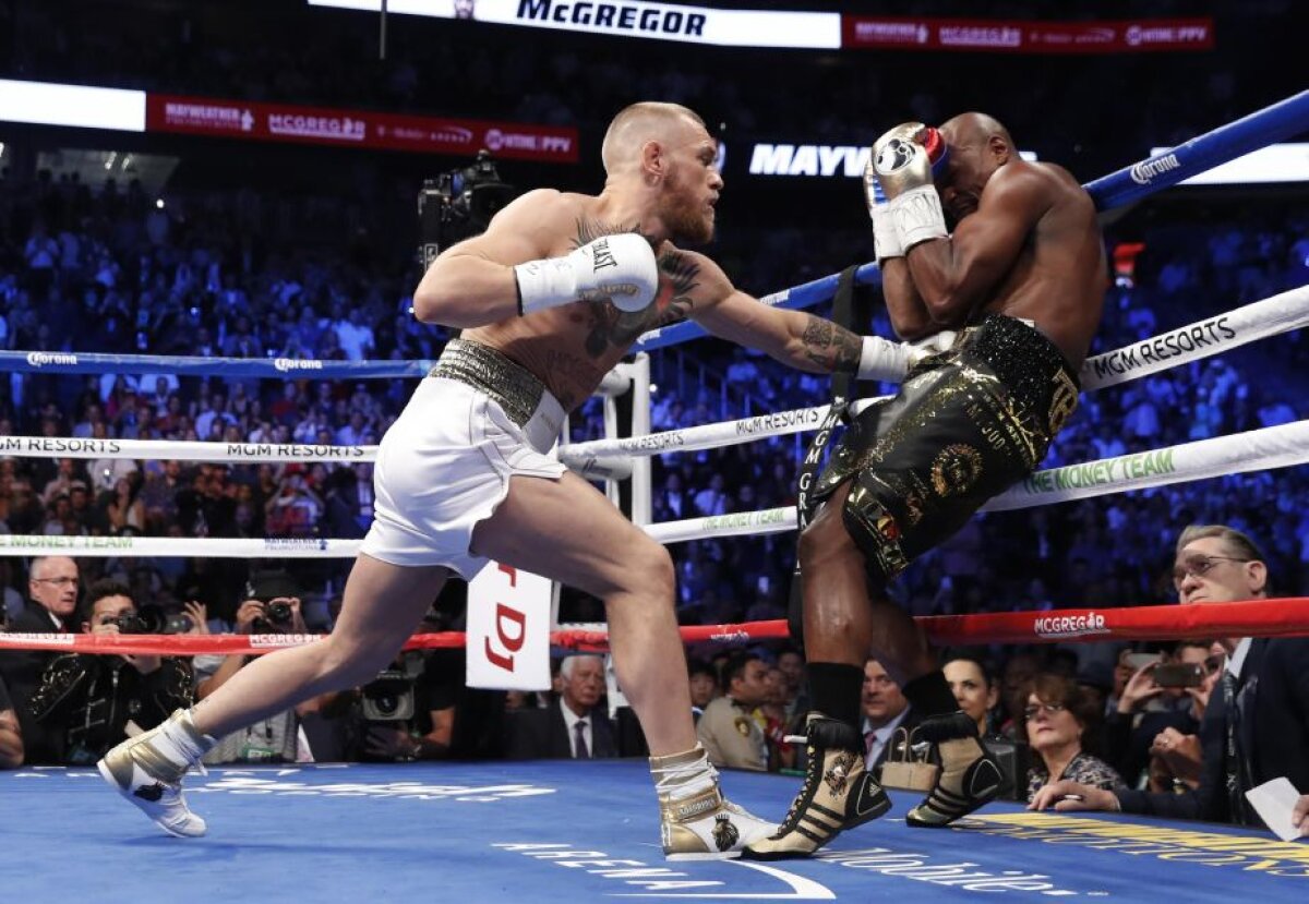 MAYWEATHER VS. MCGREGOR. Mult circ, mulți bani, box mai puțin » Mayweather obține a 50-a victorie, după ce arbitrul a oprit meciul cu McGregor în runda a zecea