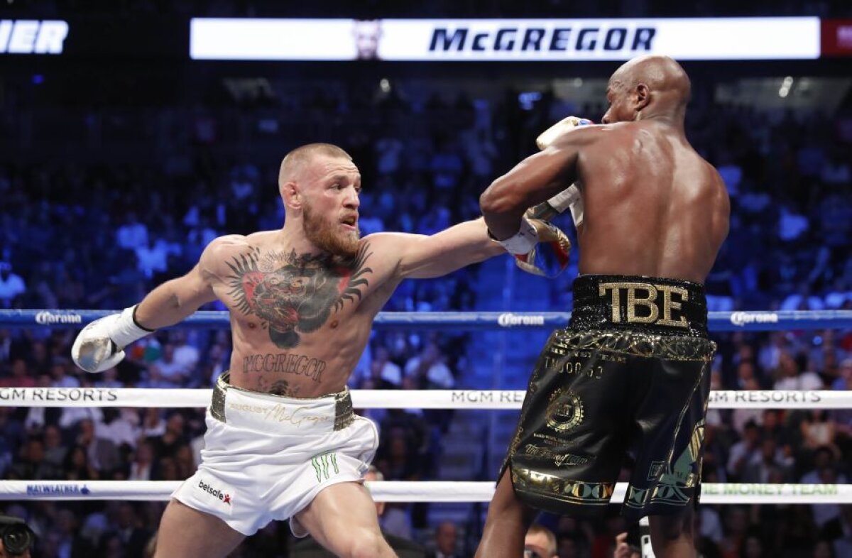 MAYWEATHER VS. MCGREGOR. Mult circ, mulți bani, box mai puțin » Mayweather obține a 50-a victorie, după ce arbitrul a oprit meciul cu McGregor în runda a zecea