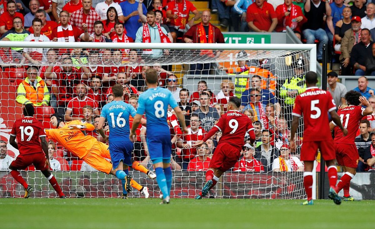 FOTO+VIDEO » Liverpool a umilit Arsenal pe Anfield