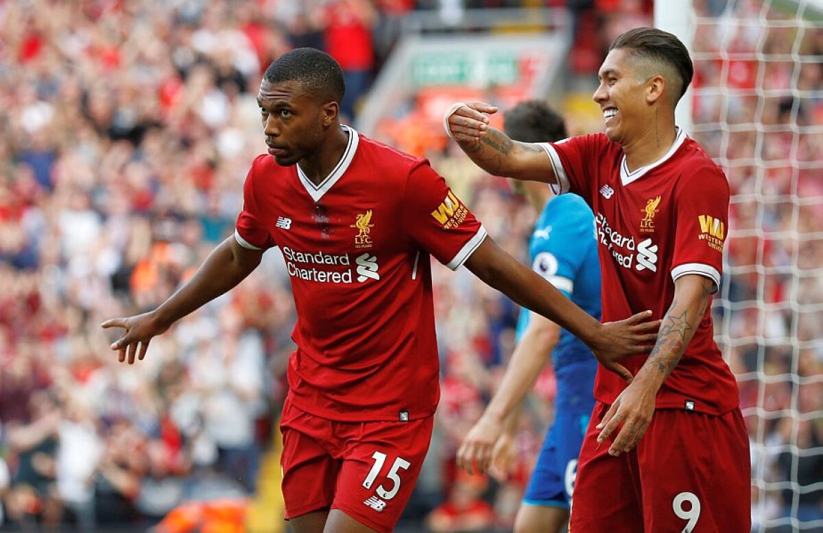 FOTO+VIDEO » Liverpool a umilit Arsenal pe Anfield