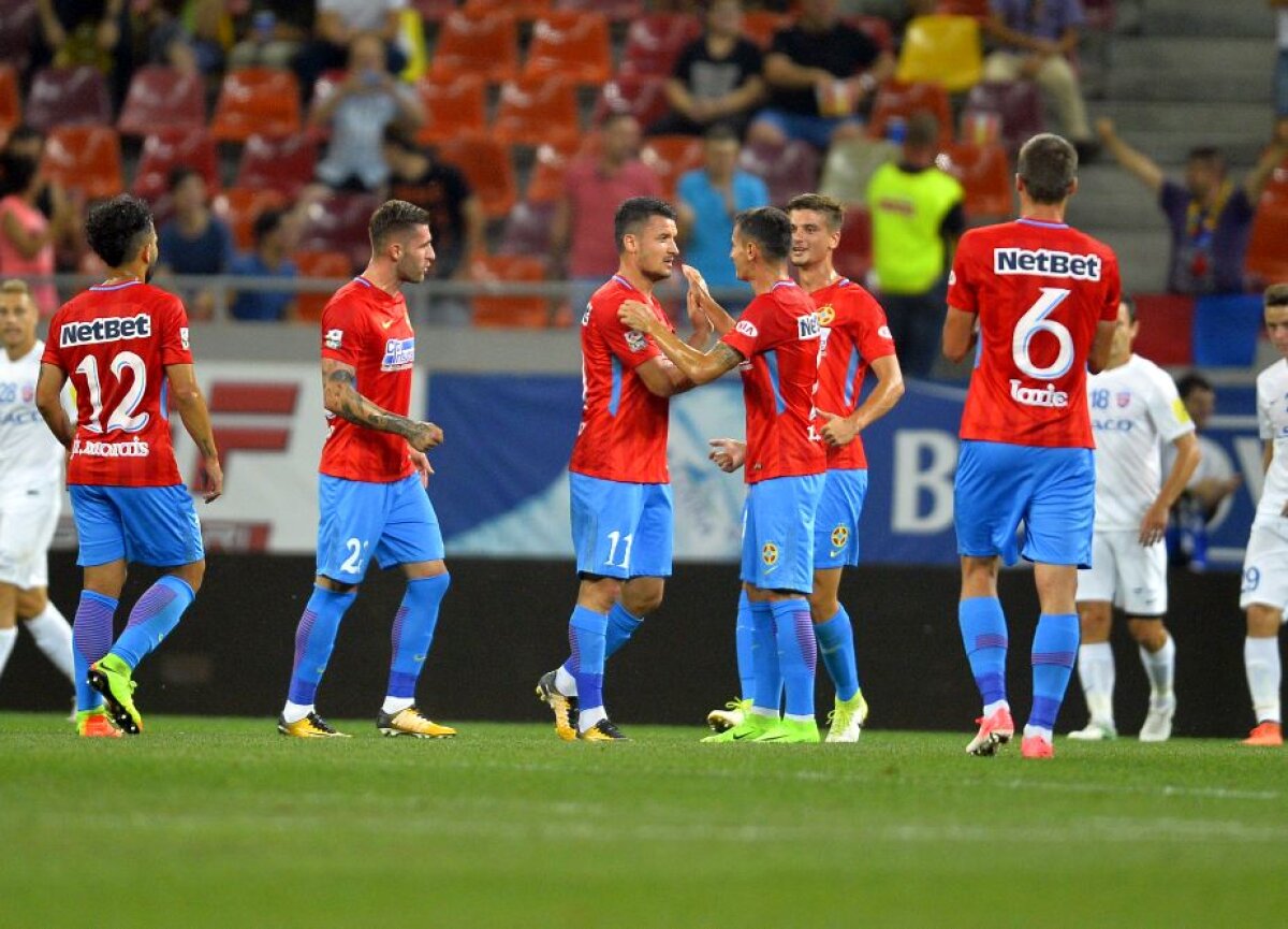 VIDEO+FOTO FCSB câștigă la pas partida cu FC Botoșani, scor 2-0, și se apropie de CFR Cluj