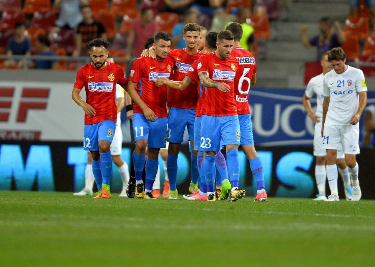 VIDEO+FOTO FCSB câștigă la pas partida cu FC Botoșani, scor 2-0, și se apropie de CFR Cluj