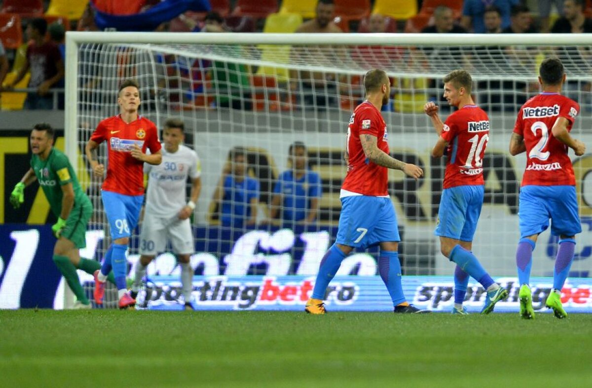 VIDEO+FOTO FCSB câștigă la pas partida cu FC Botoșani, scor 2-0, și se apropie de CFR Cluj