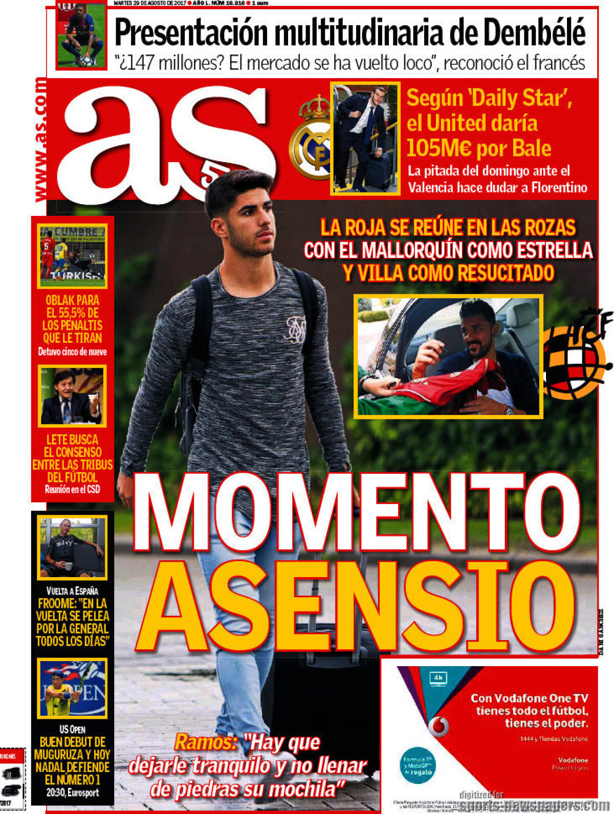 Ce scriu azi ziarele de sport din lume (29 august 2017)