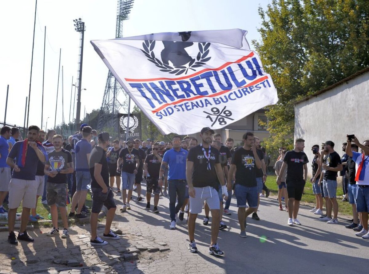 VIDEO+FOTO » CSA Steaua a câștigat categoric primul meci de la revenire! Peste o mie de steliști au fost la meci