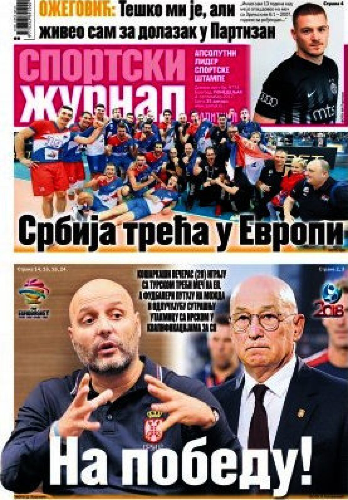 Ce scriu azi ziarele de sport din lume (04 septembrie 2017)