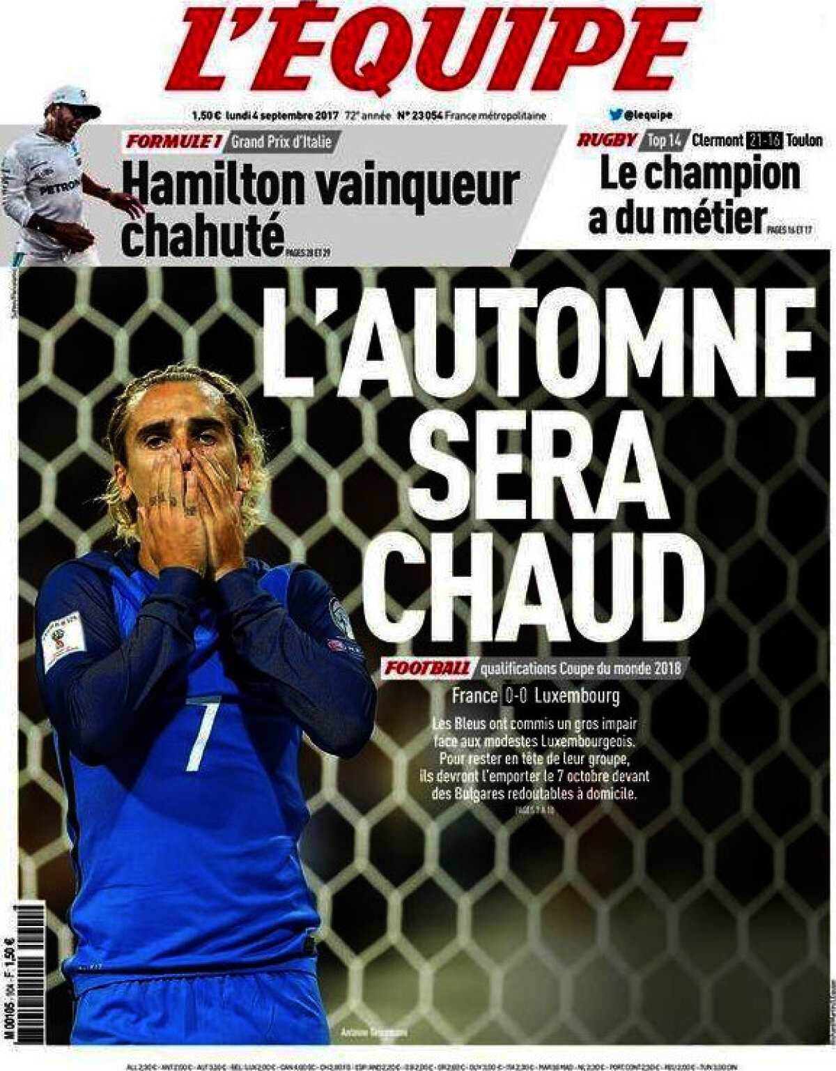 Ce scriu azi ziarele de sport din lume (04 septembrie 2017)