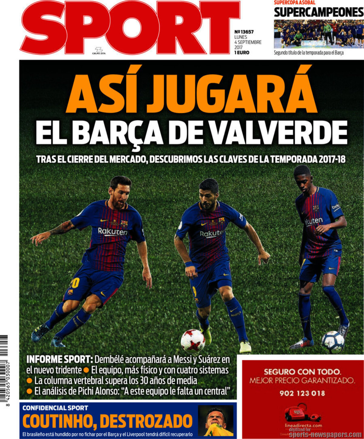 Ce scriu azi ziarele de sport din lume (04 septembrie 2017)