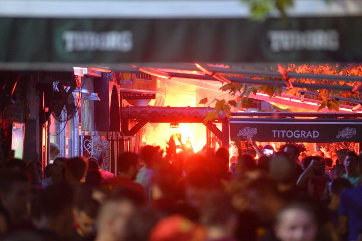 VIDEO+FOTO Pisică albă, Muntenegru » Scene de film cu muzică de Bregovici la Podgorica, oraşul trist animat de meciurile naţionalei