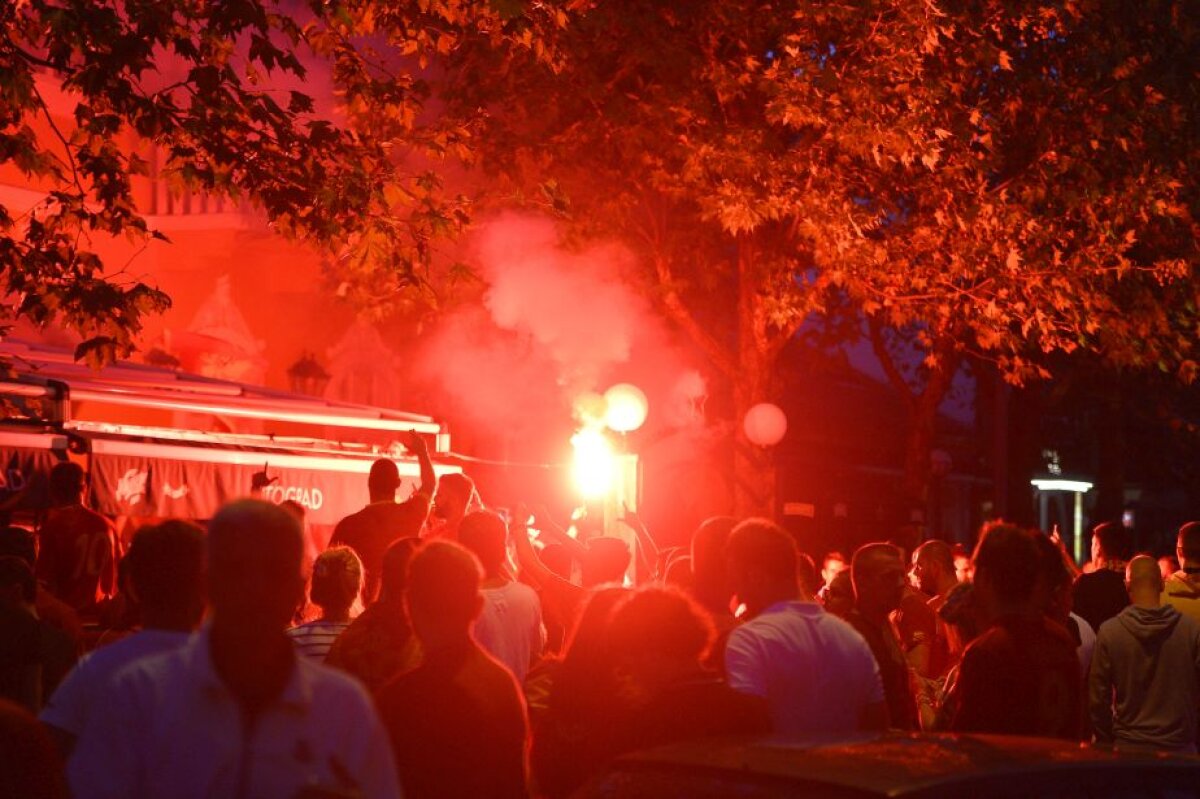 VIDEO+FOTO Pisică albă, Muntenegru » Scene de film cu muzică de Bregovici la Podgorica, oraşul trist animat de meciurile naţionalei