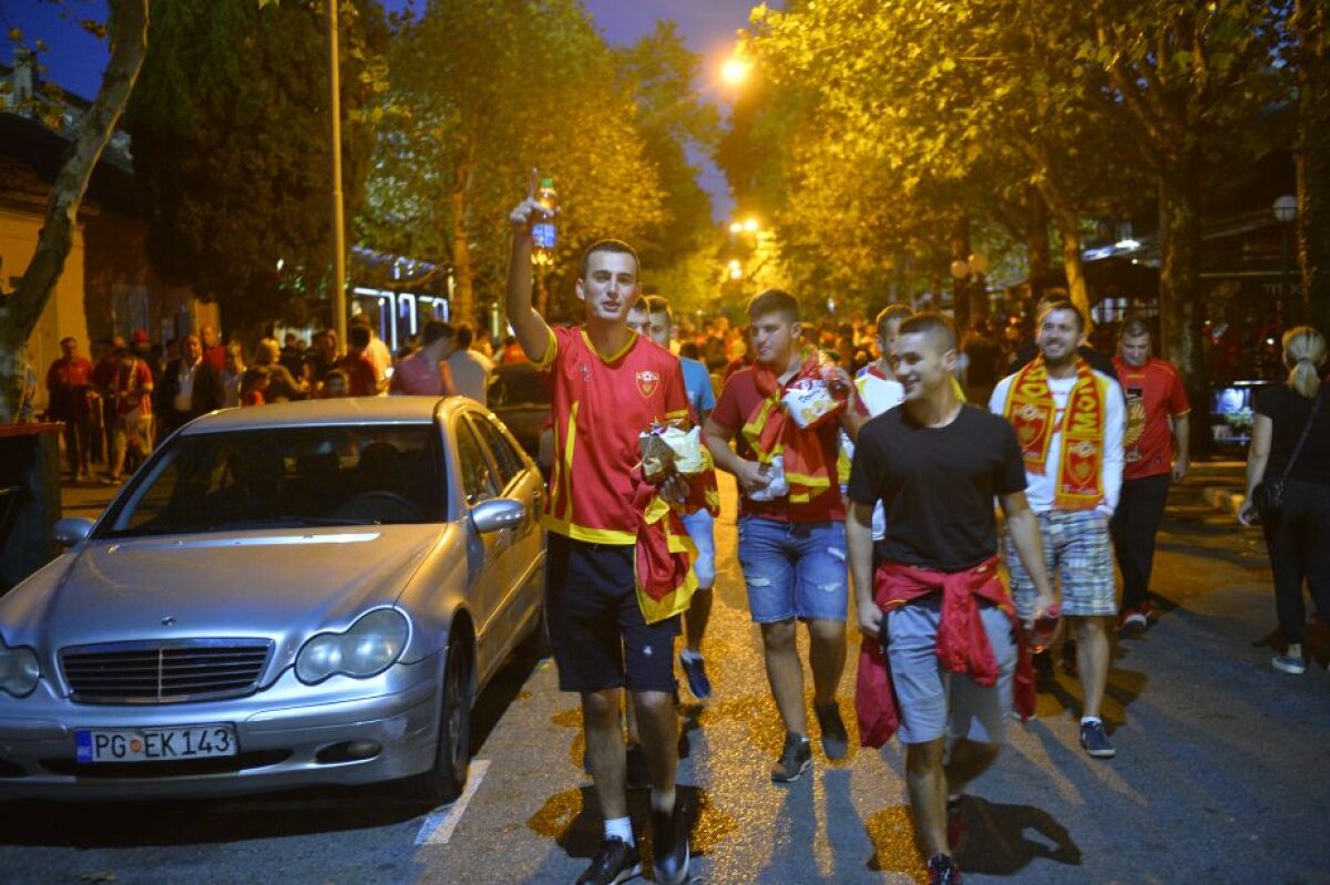 VIDEO+FOTO Pisică albă, Muntenegru » Scene de film cu muzică de Bregovici la Podgorica, oraşul trist animat de meciurile naţionalei