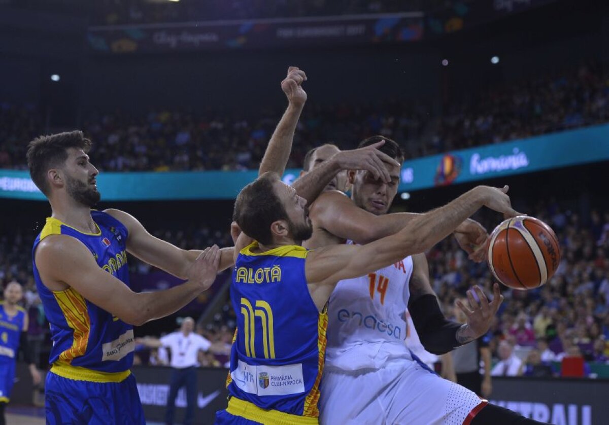 FOTO Iluzia perfectă » Ibericii s-au impus la Euro în faţa României. Fără surprize, în afara primului sfert