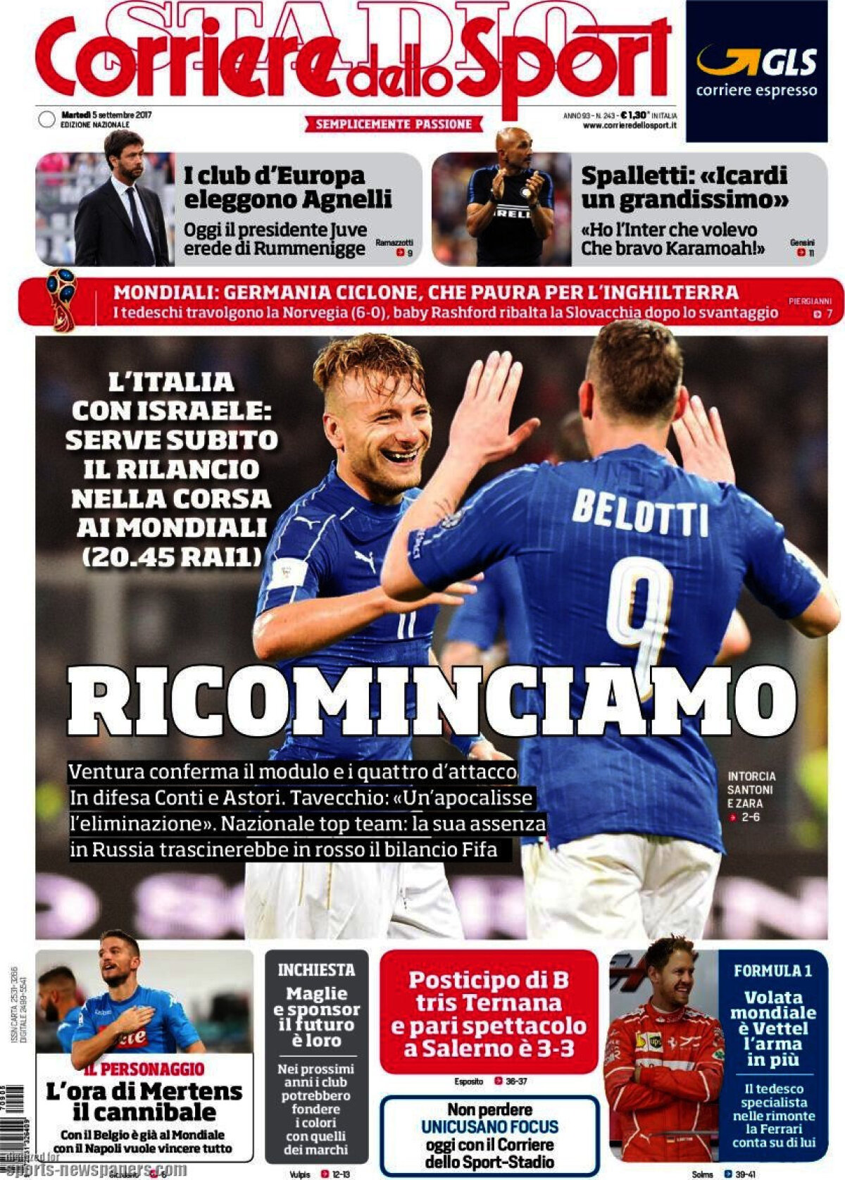 Ce scriu azi ziarele de sport din lume (05 septembrie 2017)