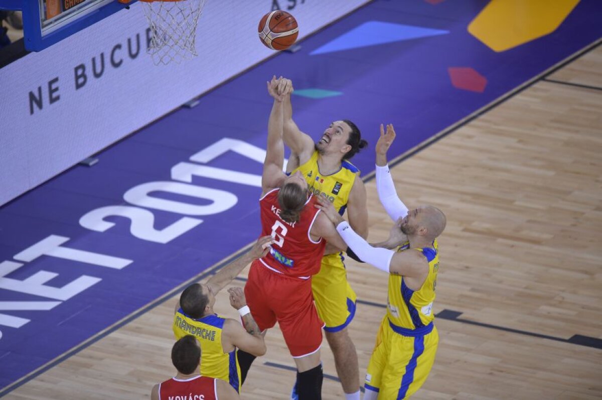 GALERIE FOTO România pierde "confruntarea adevărului" cu Ungaria şi termină pe ultimul loc grupa C a Europeanului de Baschet