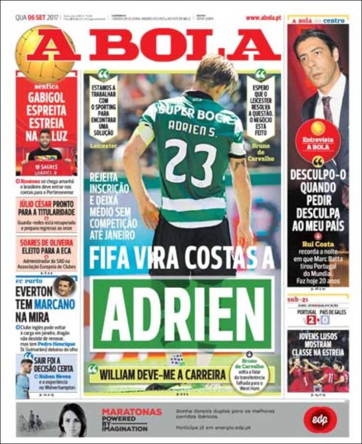 Ce scriu azi ziarele de sport din lume (6 septembrie 2017)