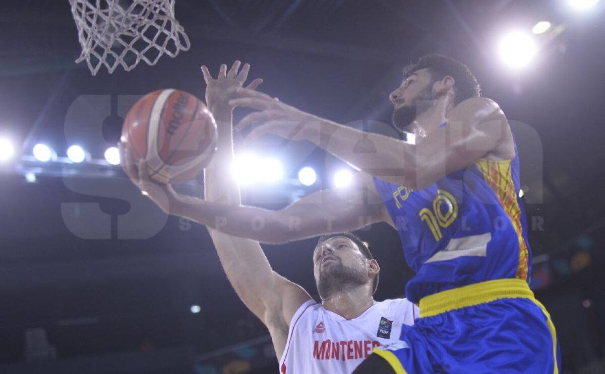 GALERIE FOTO Final în România - Muntenegru, 69-86: perfomanță ISTORICĂ reușită de un jucător român! » Nimeni nu mai reușise asta din 1993