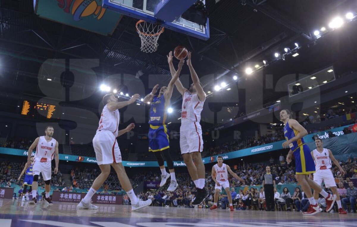 GALERIE FOTO Final în România - Muntenegru, 69-86: perfomanță ISTORICĂ reușită de un jucător român! » Nimeni nu mai reușise asta din 1993