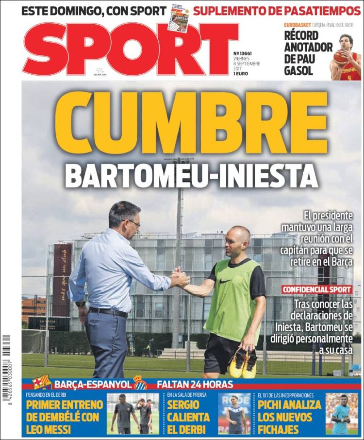 Ce scriu azi ziarele de sport din lume (8 septembrie 2017)