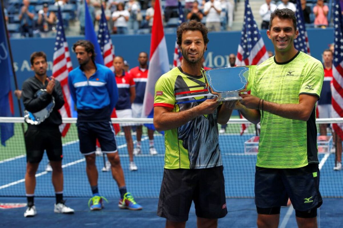 FOTO Gest emoționant în finala câștigată de Tecău la US Open » De ce a purtat Rojer un tricou pe care avea imprimată Statuia Libertății