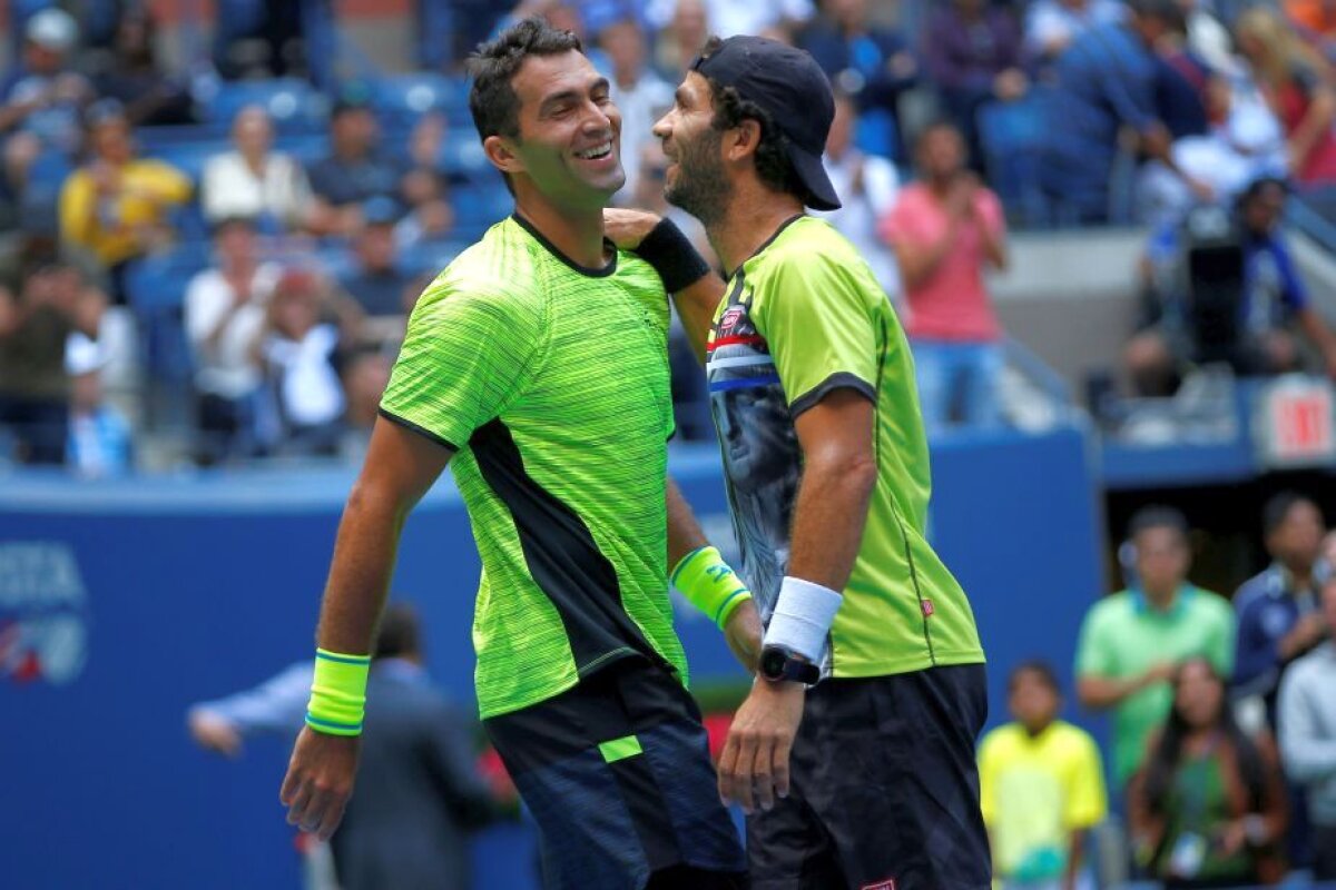 FOTO Gest emoționant în finala câștigată de Tecău la US Open » De ce a purtat Rojer un tricou pe care avea imprimată Statuia Libertății