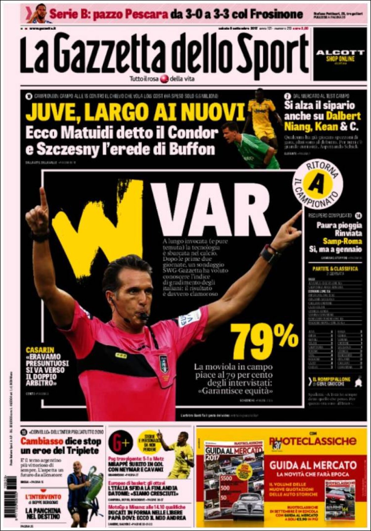 Ce scriu azi ziarele de sport din lume (9 septembrie 2017)