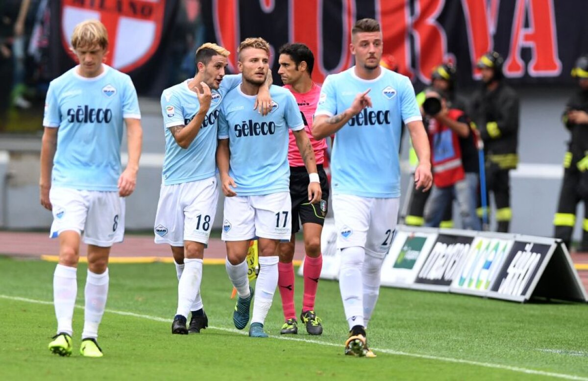 VIDEO+FOTO » Lazio nu i-a dat nicio șansă lui AC Milan și a zdrobit-o, scor 4-1! Immobile a bifat un hattrick spectaculos