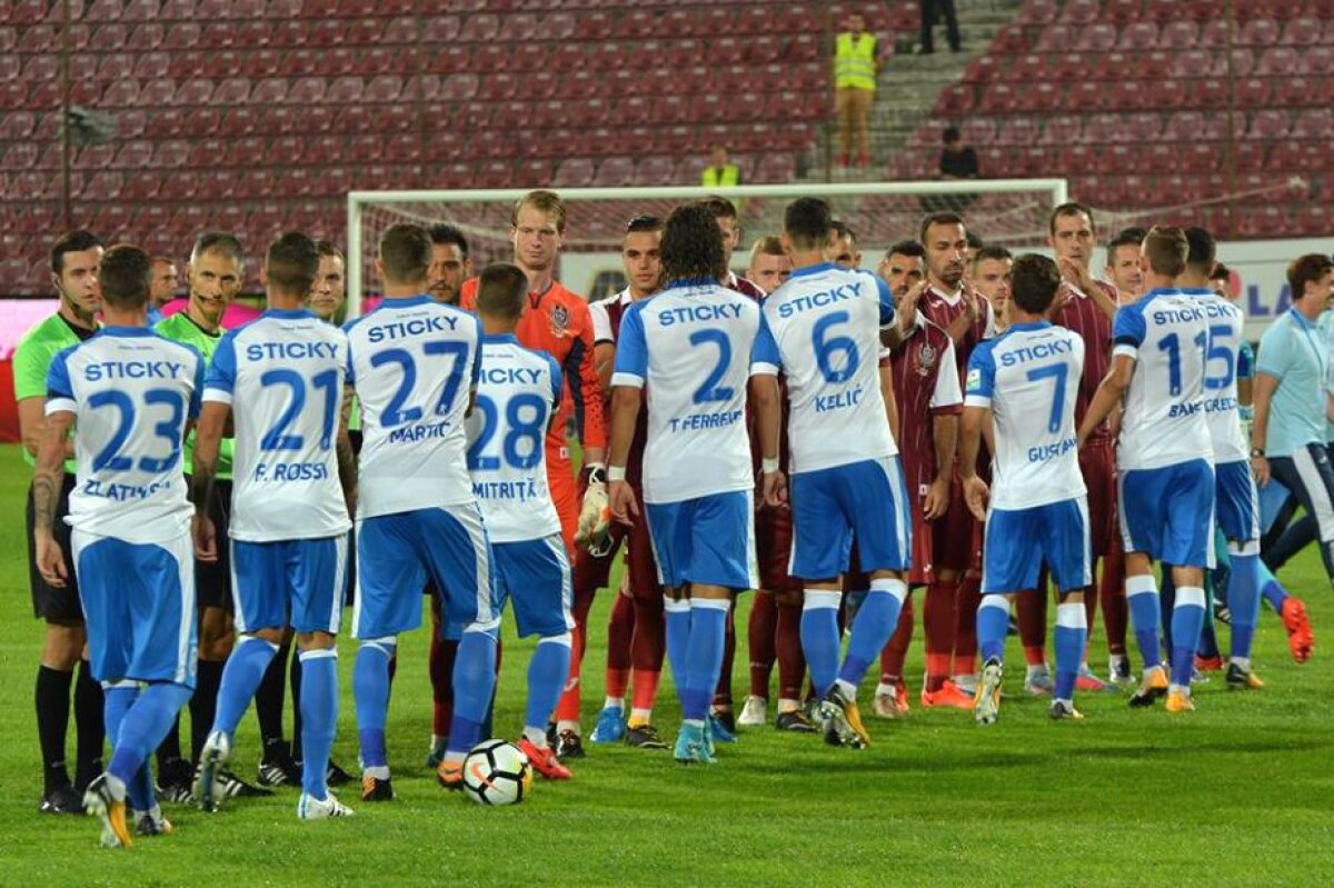 VIDEO+FOTO » CFR Cluj se distanțează în fruntea Ligii 1 după ce a învins-o pe CSU Craiova, scor 2-1