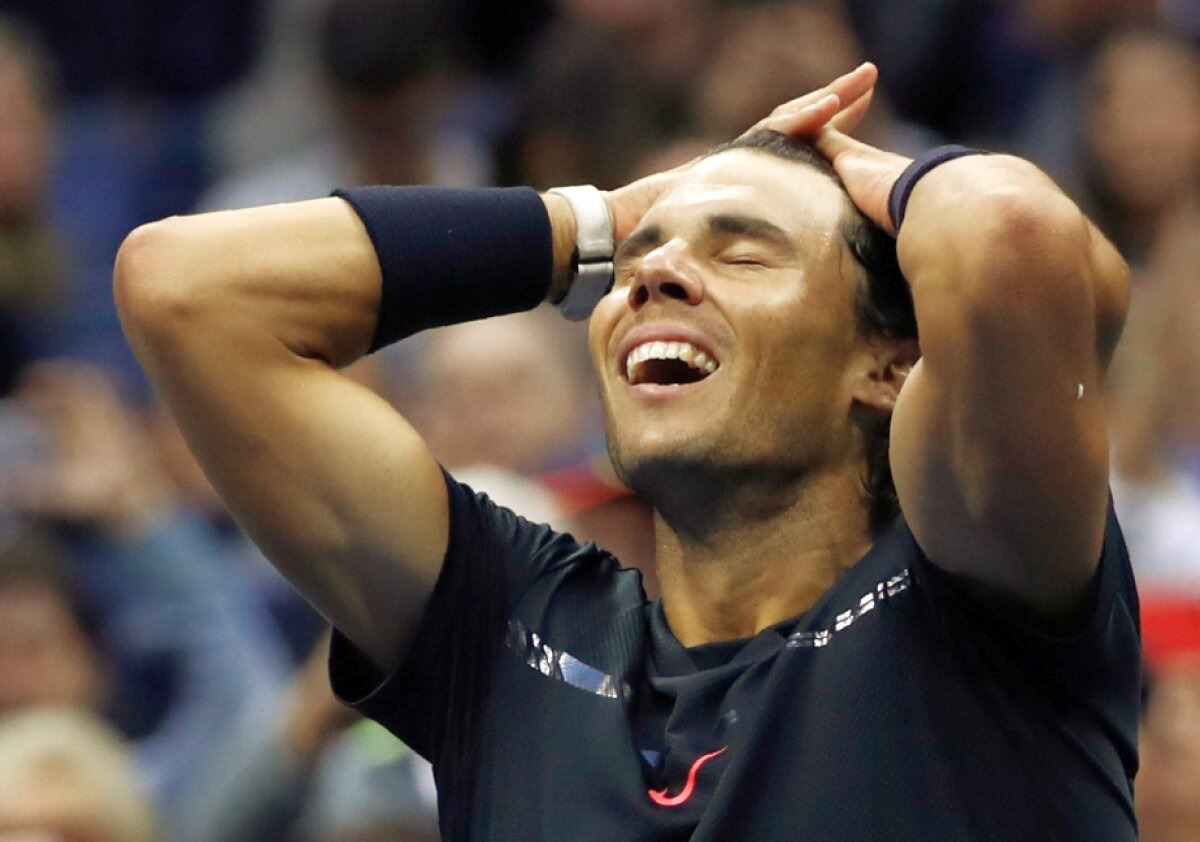 FOTO 2017 de vis pentru Nadal » S-a impus la US Open și a ajuns la 16 turnee de Mare Șlem câștigate în carieră!