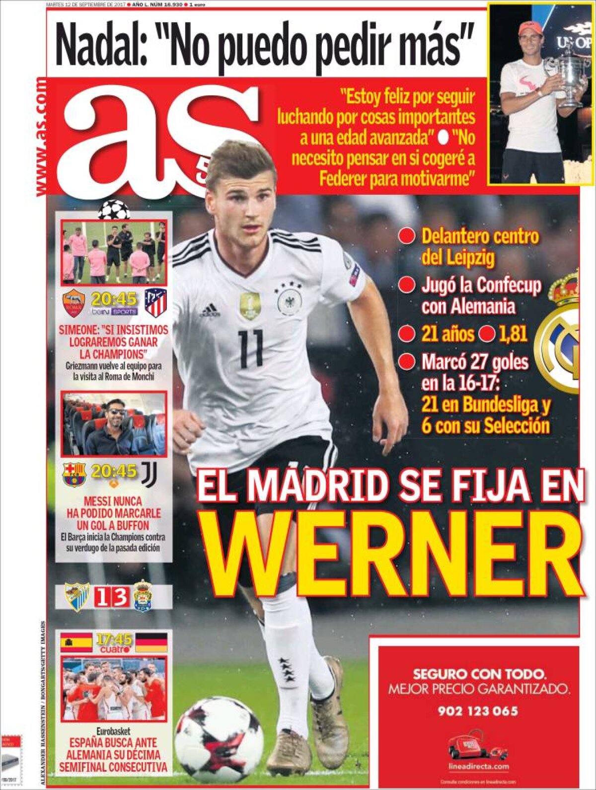 Ce scriu azi ziarele de sport din lume (12 septembrie 2017)